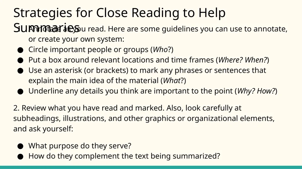Paper 2: Reading Comprehension AICE English - slide 18 of 21