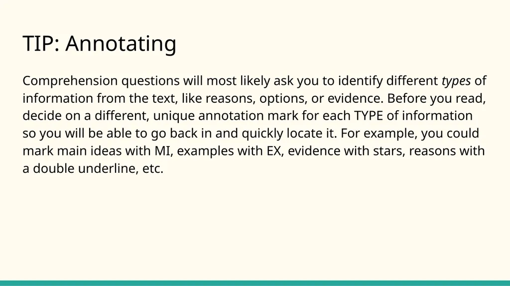 Paper 2: Reading Comprehension AICE English - slide 7 of 21