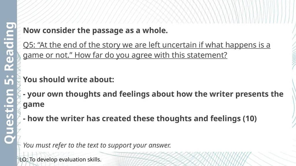 Paper 1: Robert Quick – Q1 & 2 Add in - slide 27 of 29