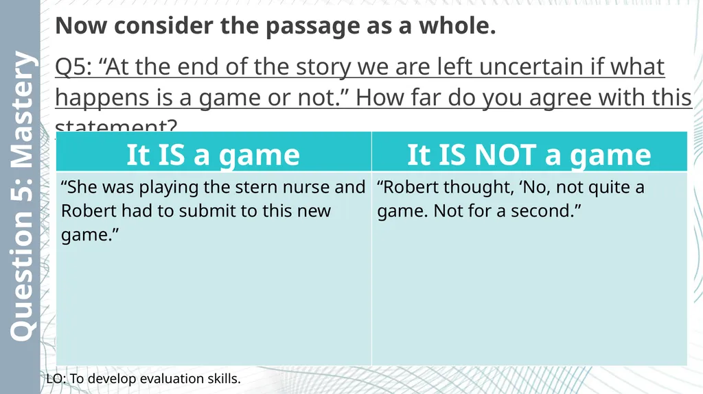 Paper 1: Robert Quick – Q1 & 2 Add in - slide 28 of 29