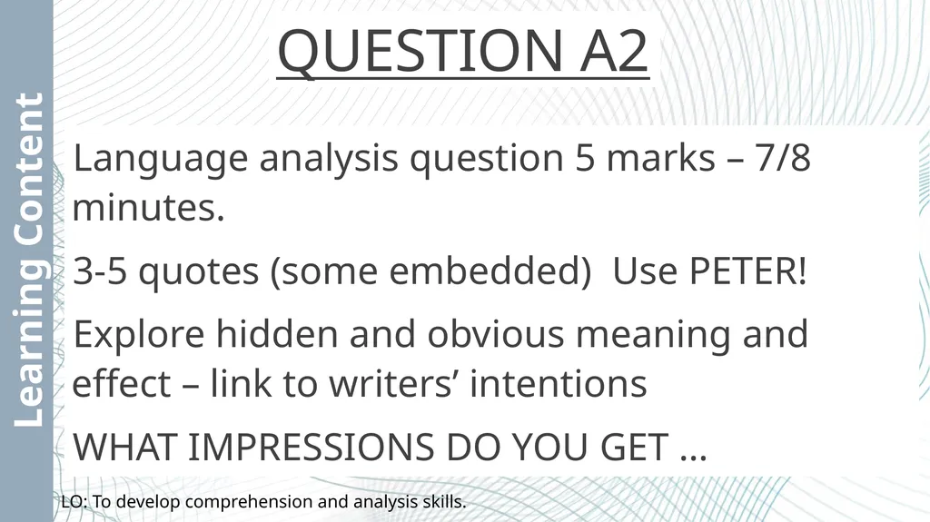 Paper 1: Robert Quick – Q1 & 2 Add in - slide 8 of 29