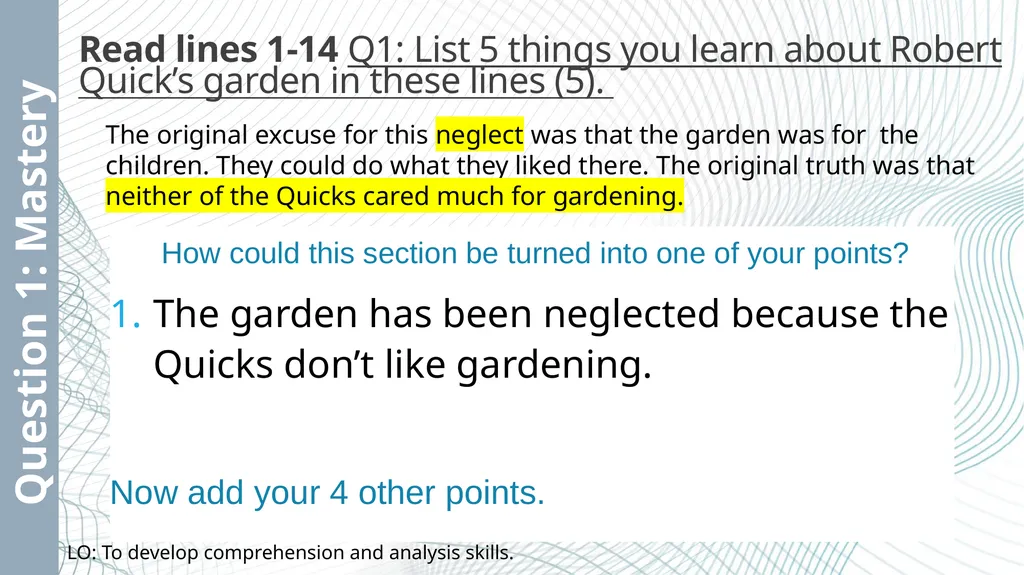 Paper 1: Robert Quick – Q1 & 2 Add in - slide 7 of 29