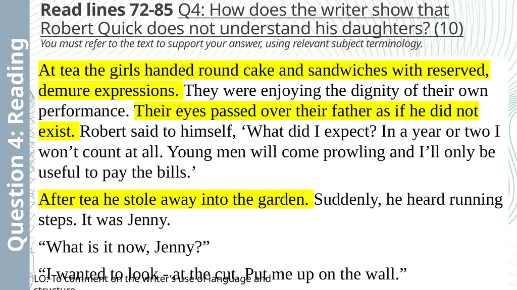 Paper 1: Robert Quick – Q1 & 2 Add in - slide 22 of 29
