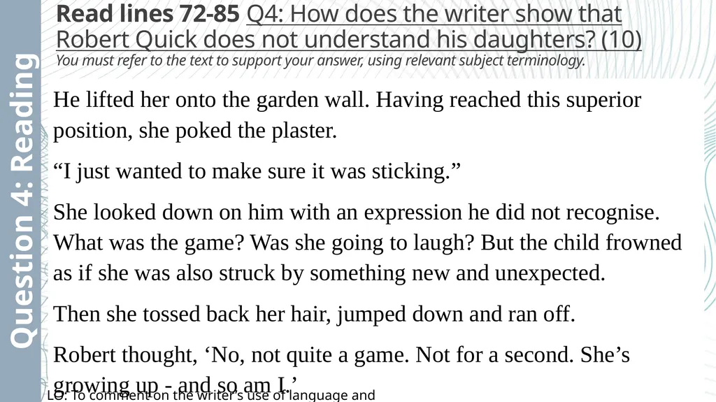 Paper 1: Robert Quick – Q1 & 2 Add in - slide 23 of 29