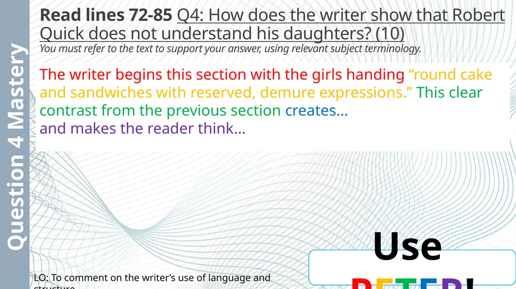 Paper 1: Robert Quick – Q1 & 2 Add in - slide 24 of 29
