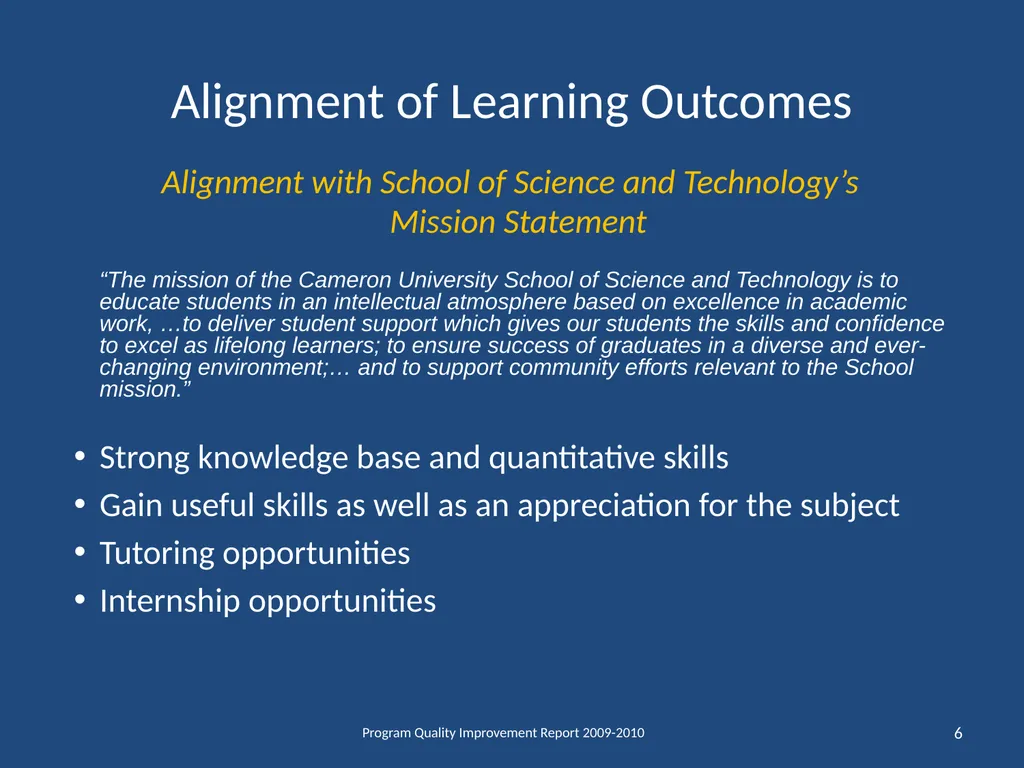 Department of Mathematical Sciences School of - slide 6 of 29