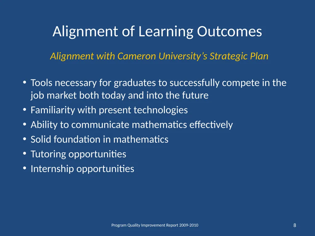 Department of Mathematical Sciences School of - slide 8 of 29