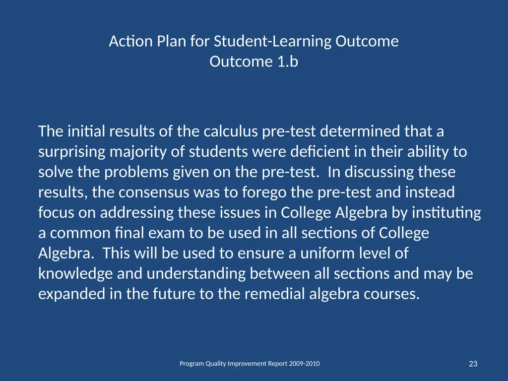 Department of Mathematical Sciences School of - slide 23 of 29