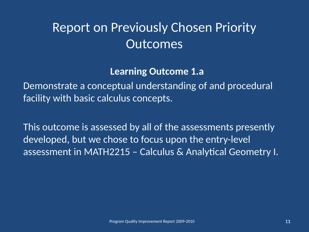 Department of Mathematical Sciences School of - slide 11 of 29