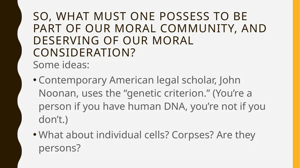 personhood What is personhood? Are you a person? - slide 3 of 10