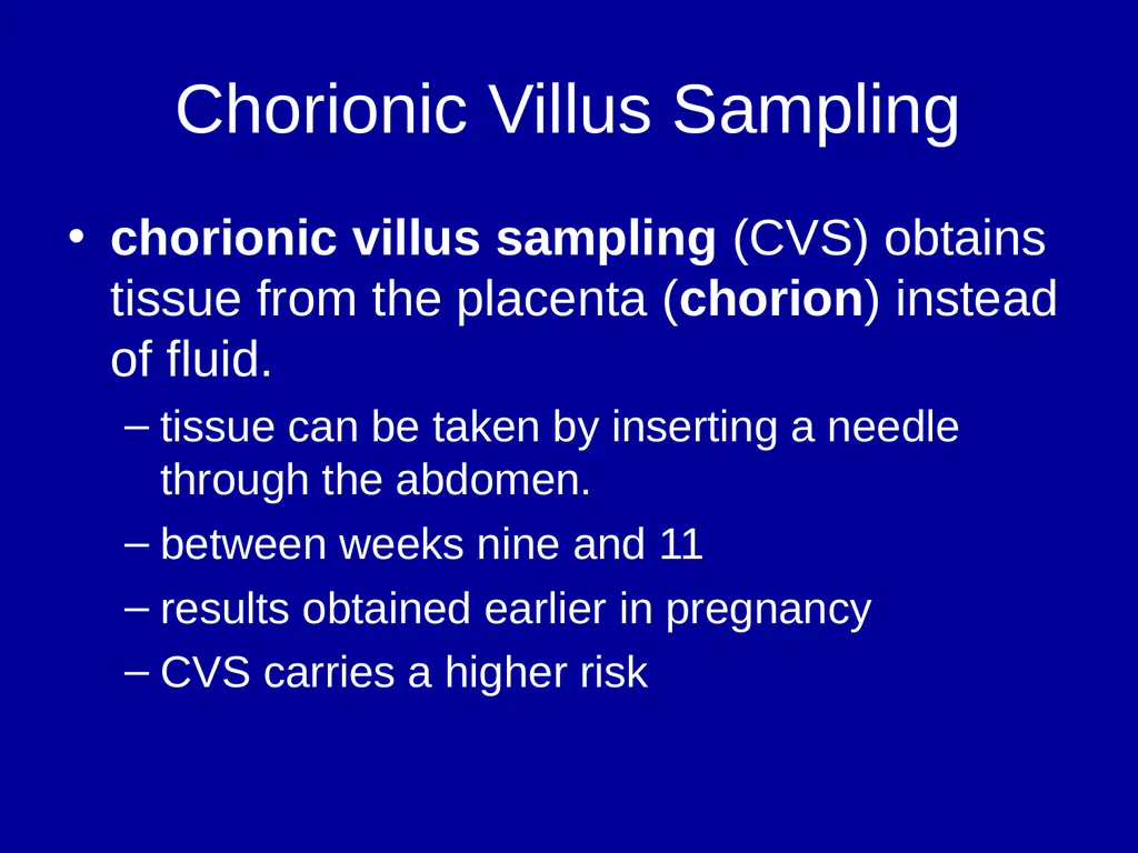 Pre – natal testing what is it and why do - slide 5 of 23