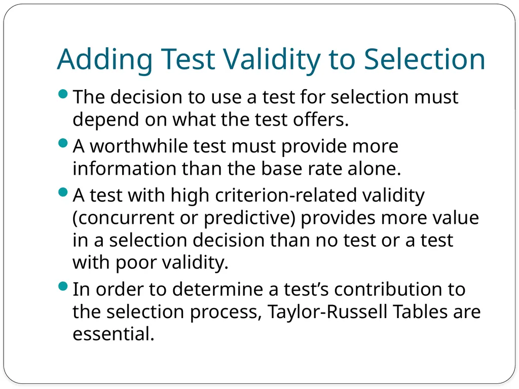 Neil H. Schwartz, Ph.D. Psych 560 Personnel - slide 11 of 17