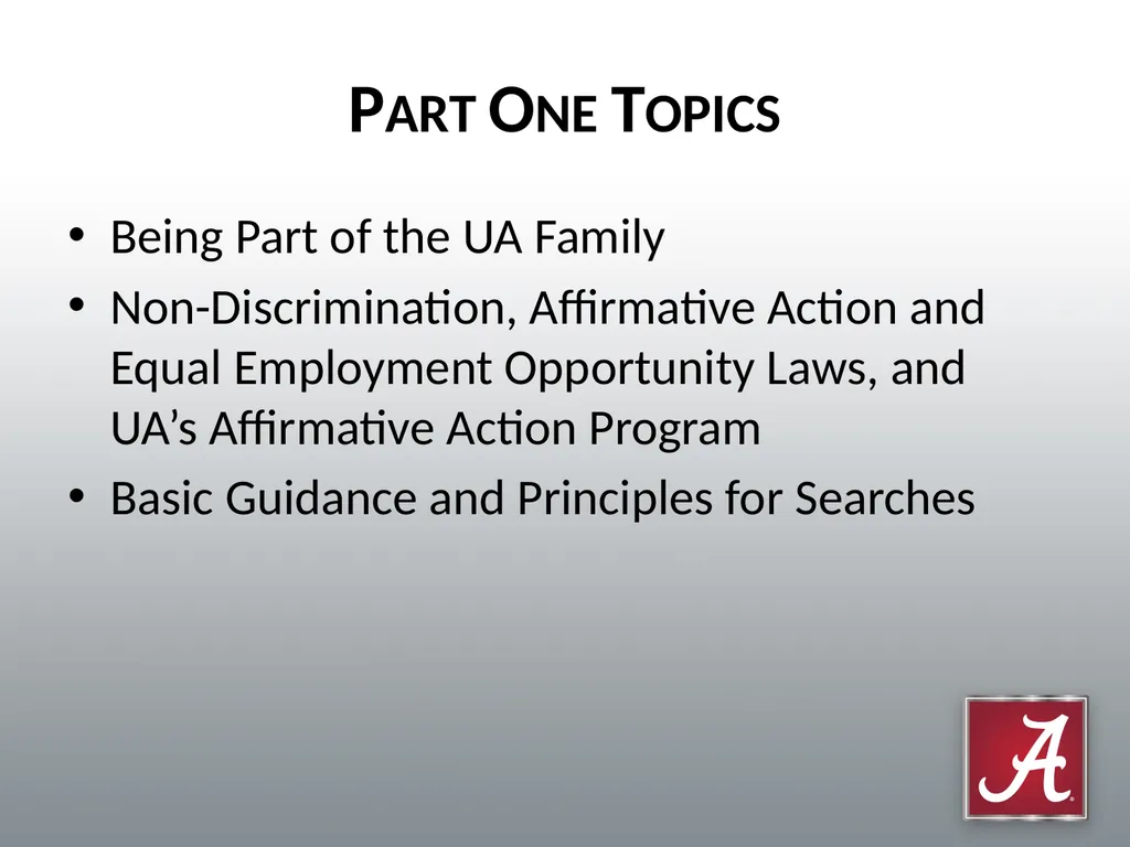 Conducting Effective Searches for Faculty and - slide 2 of 25