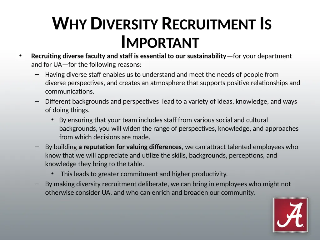 Conducting Effective Searches for Faculty and - slide 6 of 25