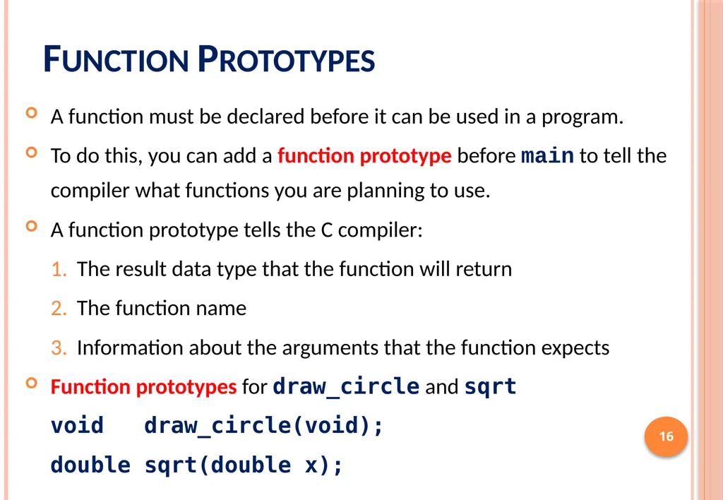 ICS103: Programming in C Top-Down Design with - slide 16 of 33