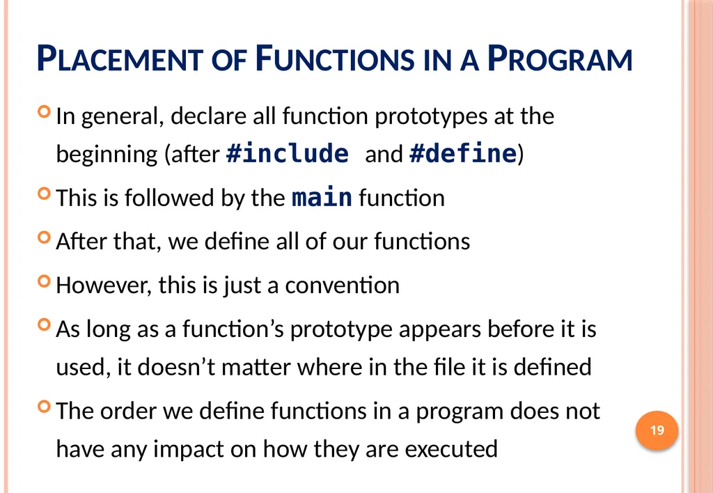 ICS103: Programming in C Top-Down Design with - slide 19 of 33