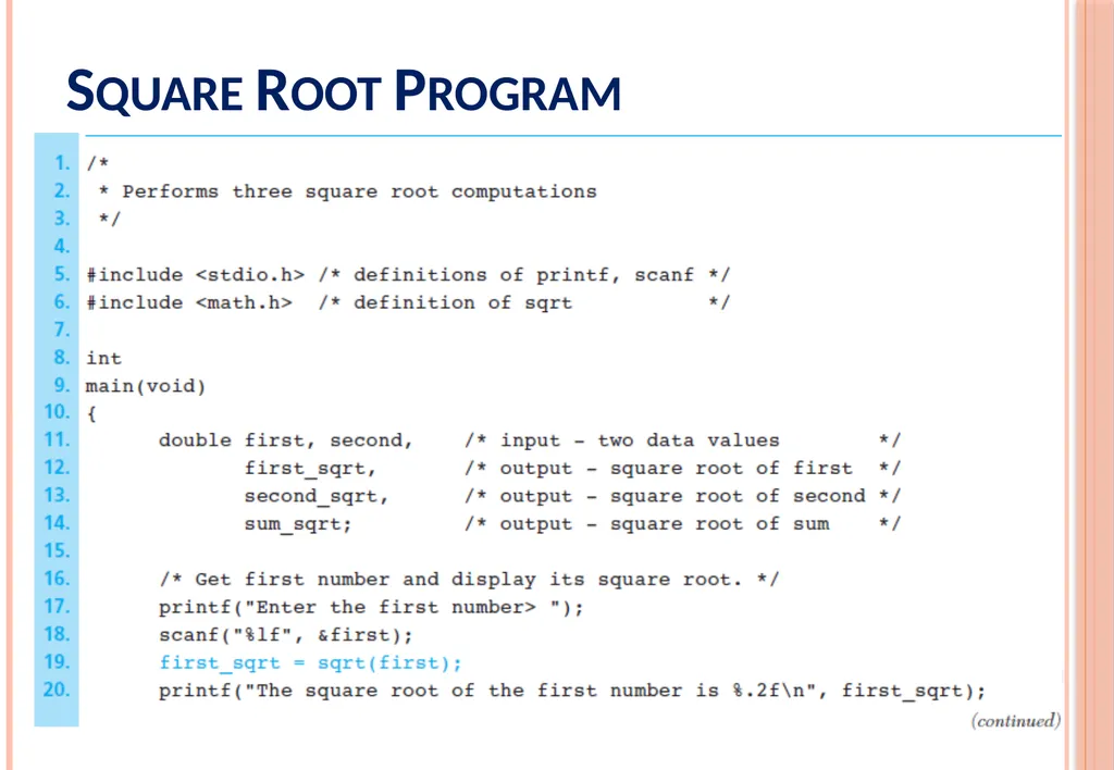 ICS103: Programming in C Top-Down Design with - slide 6 of 33