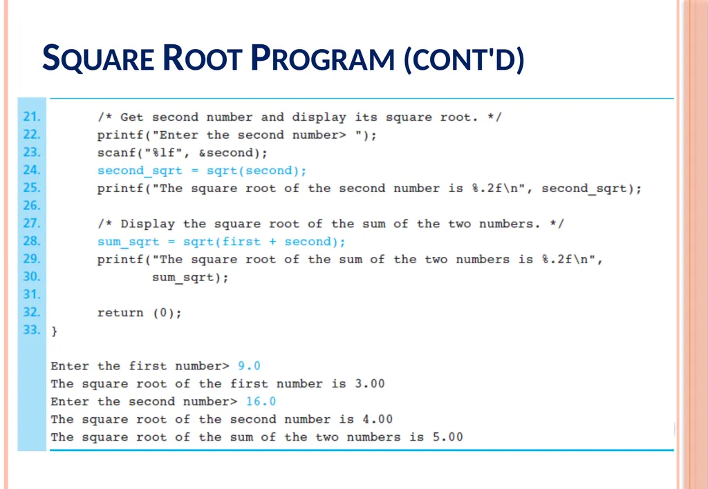 ICS103: Programming in C Top-Down Design with - slide 7 of 33