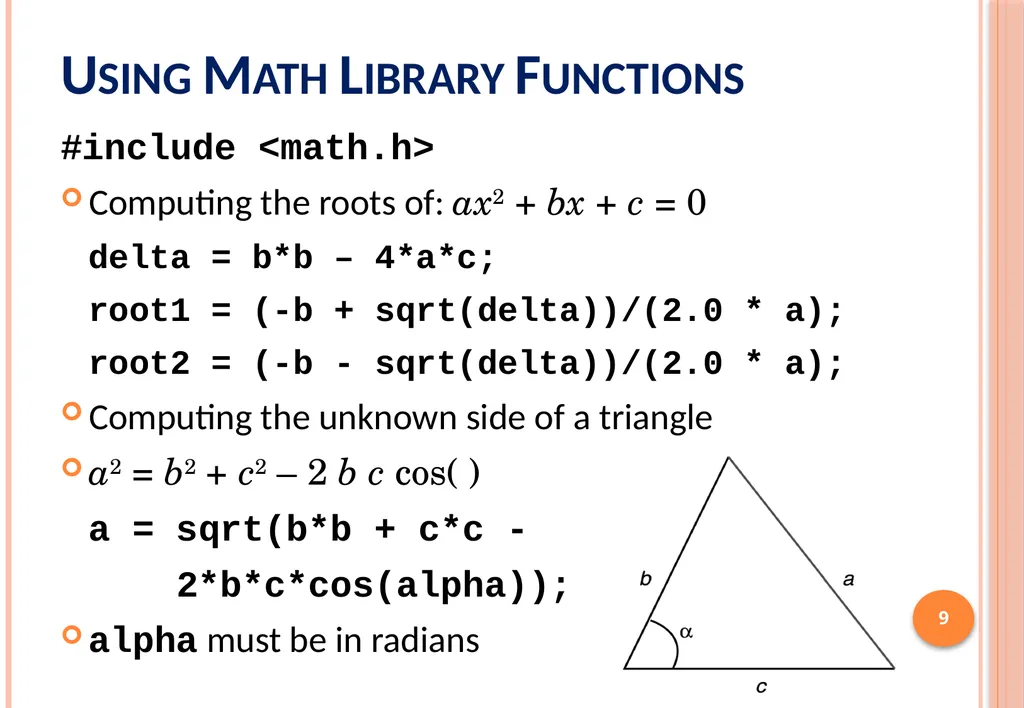 ICS103: Programming in C Top-Down Design with - slide 9 of 33