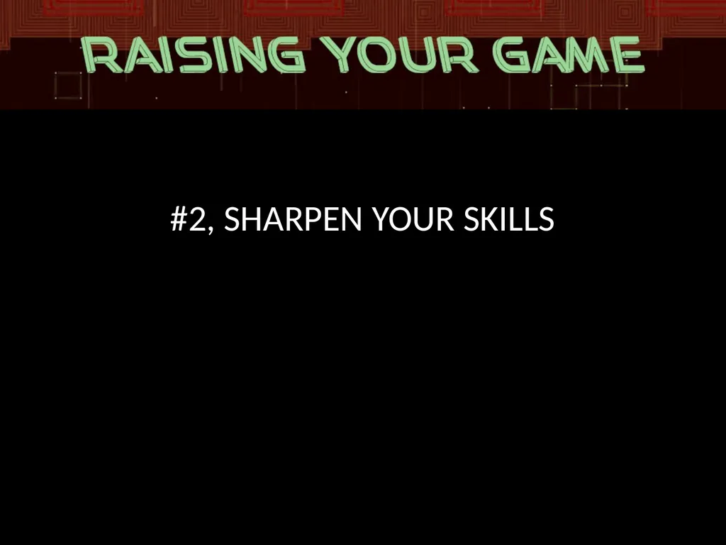 making an effort to improve the way we do - slide 6 of 12