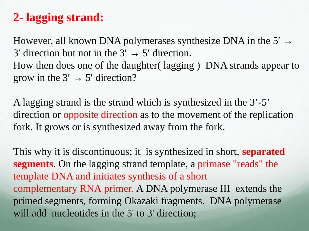 8th and 9th lectures in molecular biology DNA - slide 15 of 36