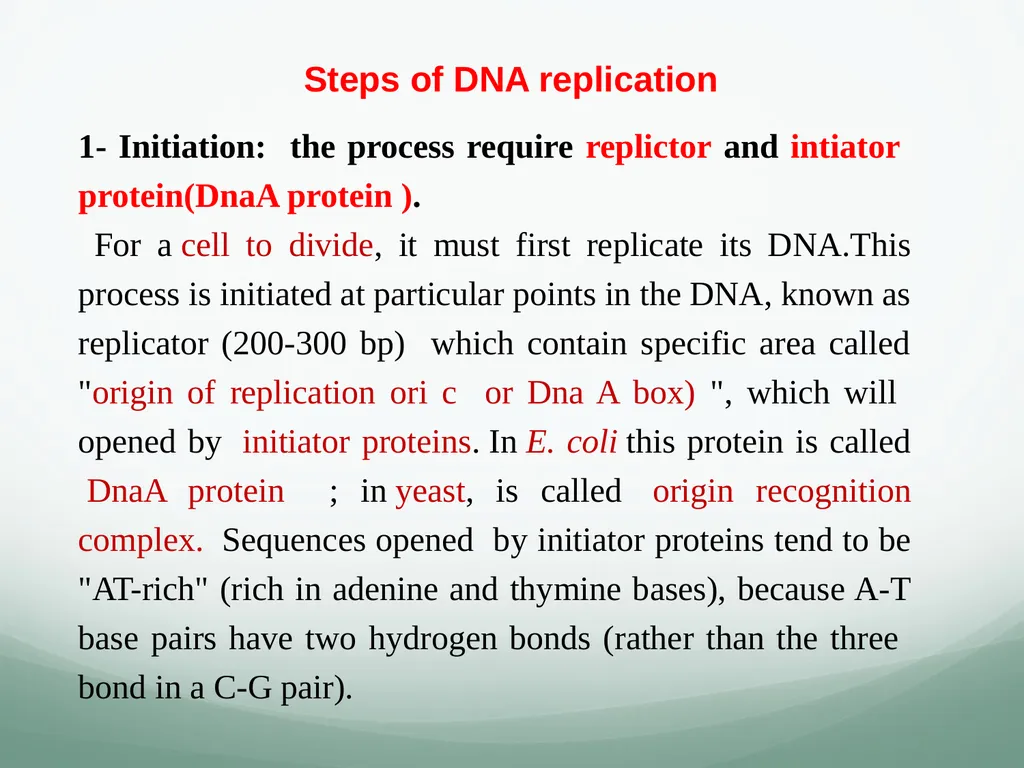 8th and 9th lectures in molecular biology DNA - slide 5 of 36