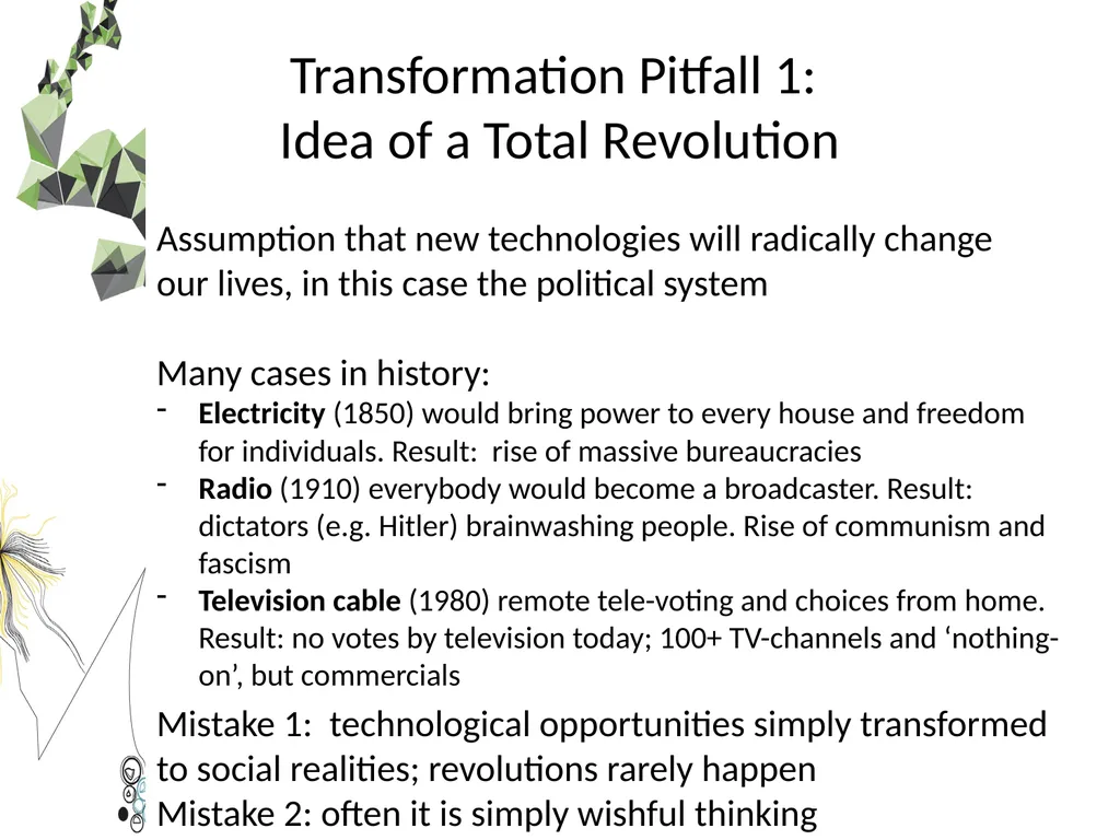 Democracy in a Network Society Professor Jan - slide 12 of 16