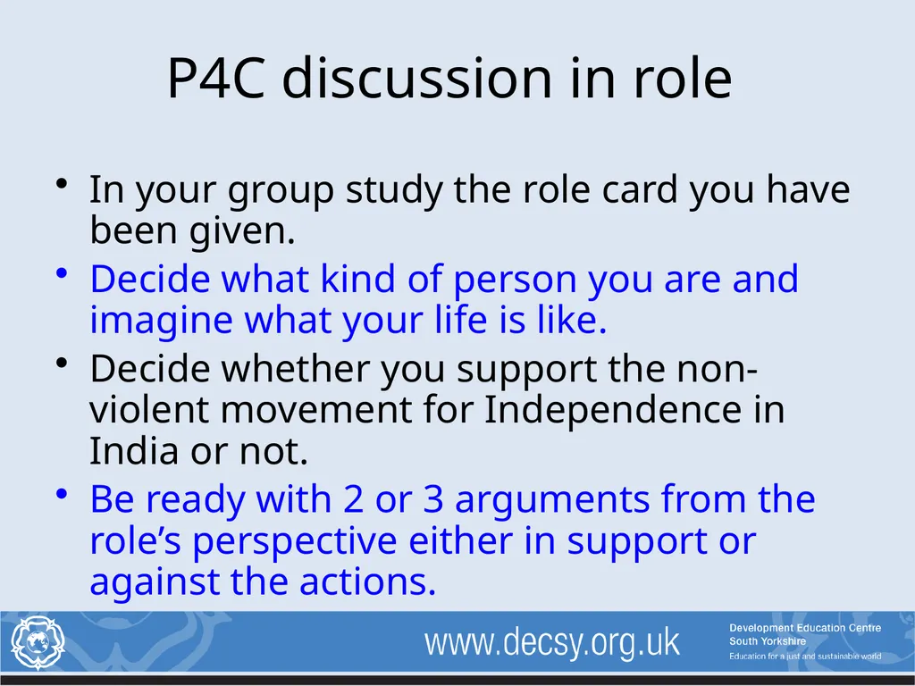 Non-violent Action: A Force for Change Case study - slide 18 of 20