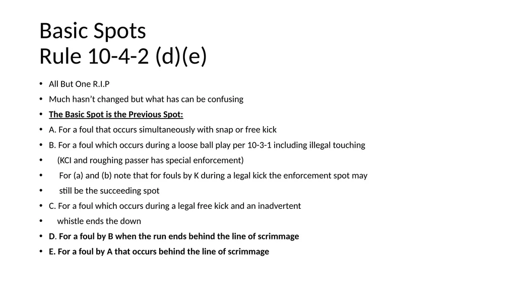 New Rules 2023 Major Changes in Enforcement Death - slide 14 of 20