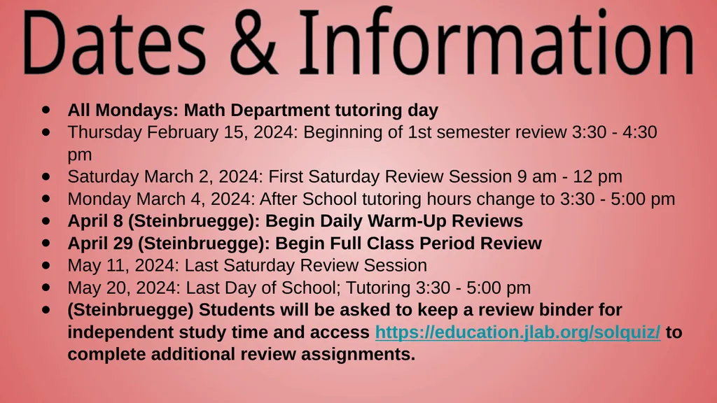 Welcome End of Course Testing and Tutoring EOC - slide 26 of 28