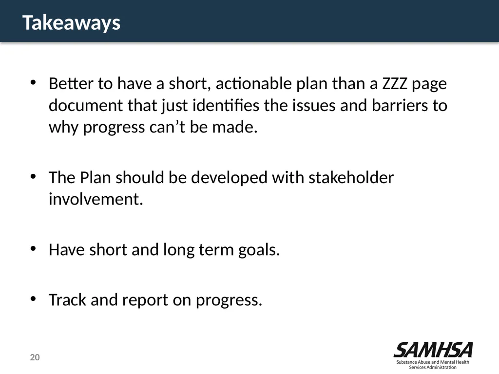 Olmstead Planning – Where do we stand? Kevin - slide 20 of 37