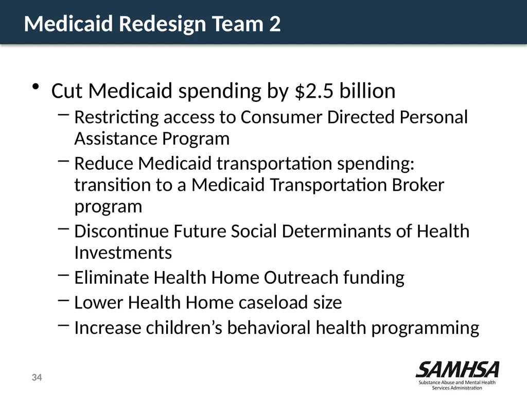 Olmstead Planning – Where do we stand? Kevin - slide 34 of 37