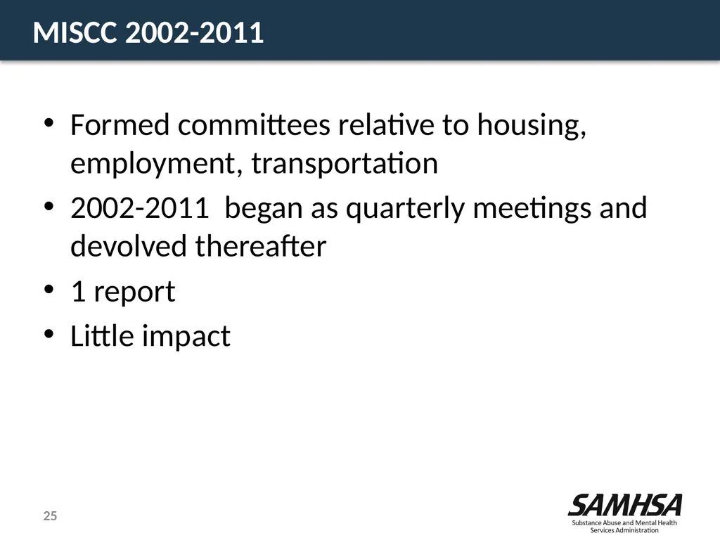 Olmstead Planning – Where do we stand? Kevin - slide 25 of 37