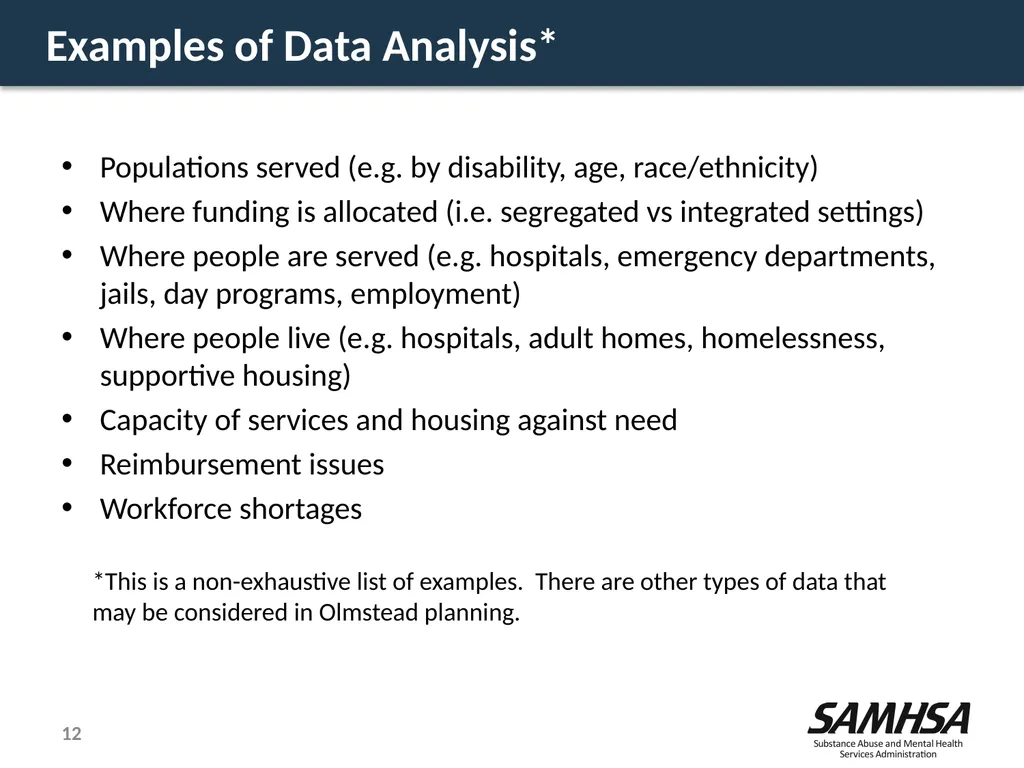 Olmstead Planning – Where do we stand? Kevin - slide 12 of 37