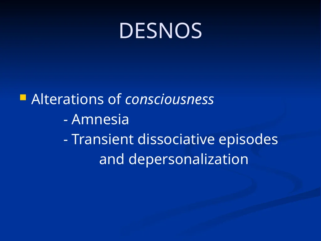 DISSOCIATION THEORY, NEUROPLASTICITY AND THE - slide 41 of 98