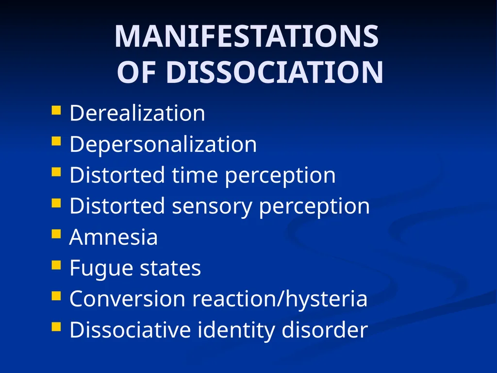 DISSOCIATION THEORY, NEUROPLASTICITY AND THE - slide 60 of 98