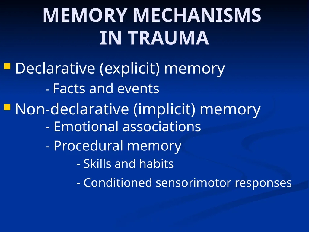 DISSOCIATION THEORY, NEUROPLASTICITY AND THE - slide 10 of 98