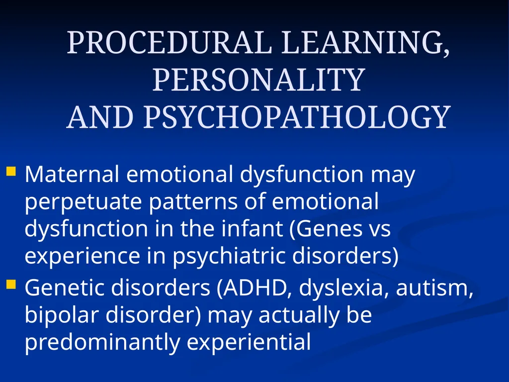 DISSOCIATION THEORY, NEUROPLASTICITY AND THE - slide 28 of 98