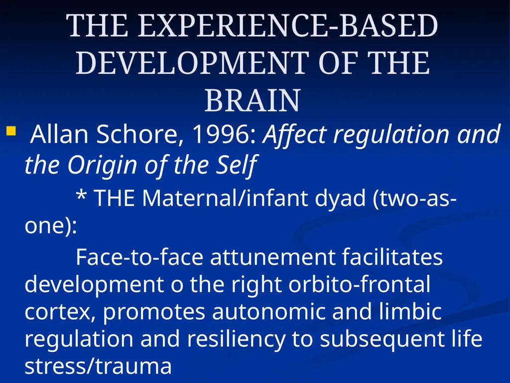 DISSOCIATION THEORY, NEUROPLASTICITY AND THE - slide 22 of 98