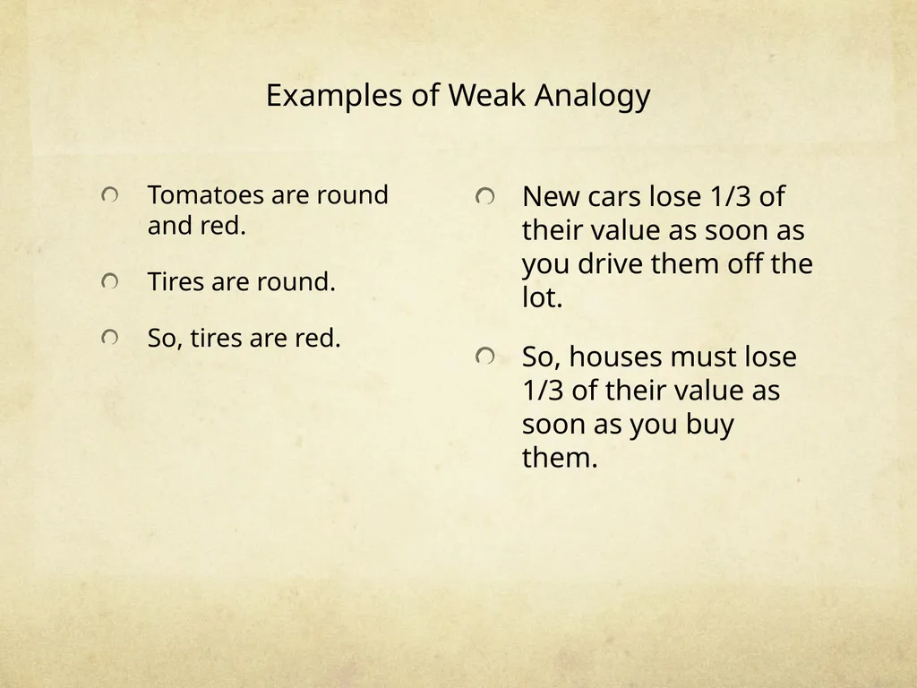 Logic & Critical Reasoning Informal Fallacy Guide - slide 32 of 48