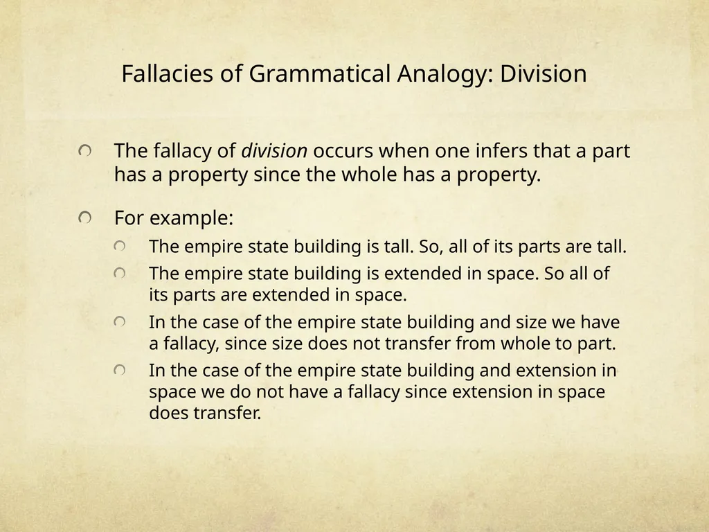 Logic & Critical Reasoning Informal Fallacy Guide - slide 46 of 48