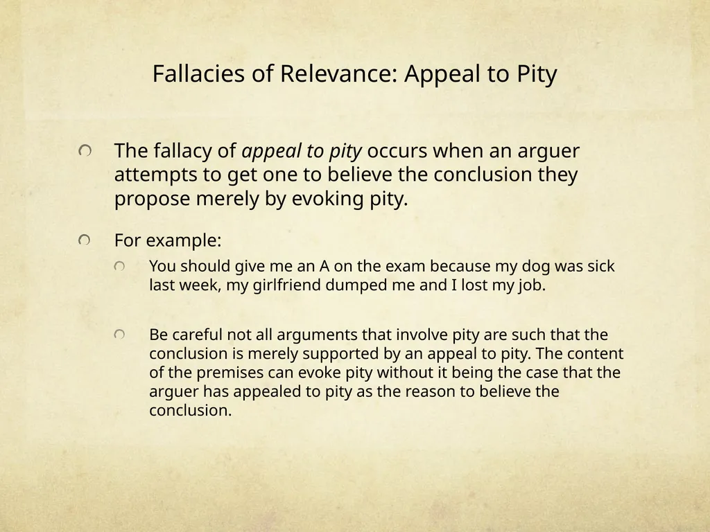 Logic & Critical Reasoning Informal Fallacy Guide - slide 12 of 48