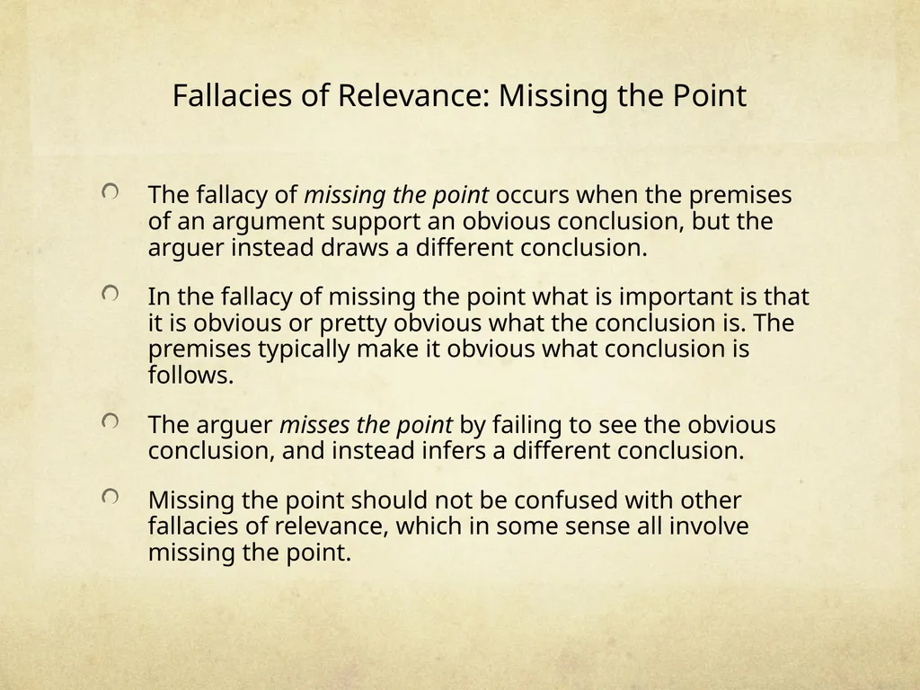 Logic & Critical Reasoning Informal Fallacy Guide - slide 22 of 48