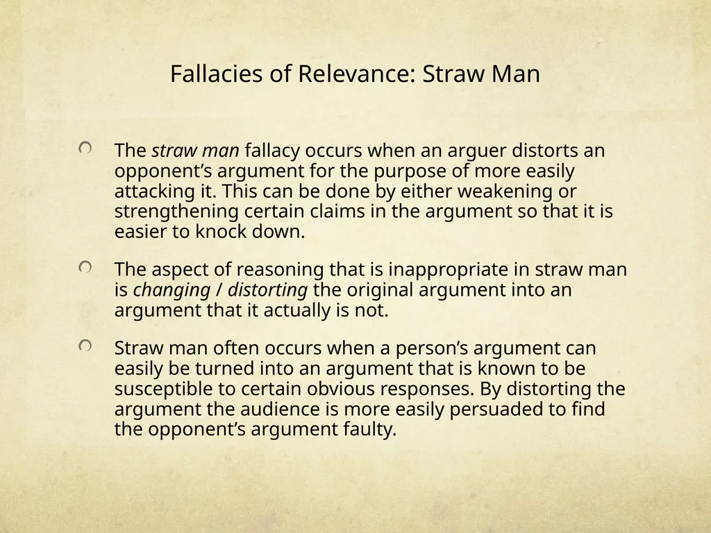 Logic & Critical Reasoning Informal Fallacy Guide - slide 20 of 48