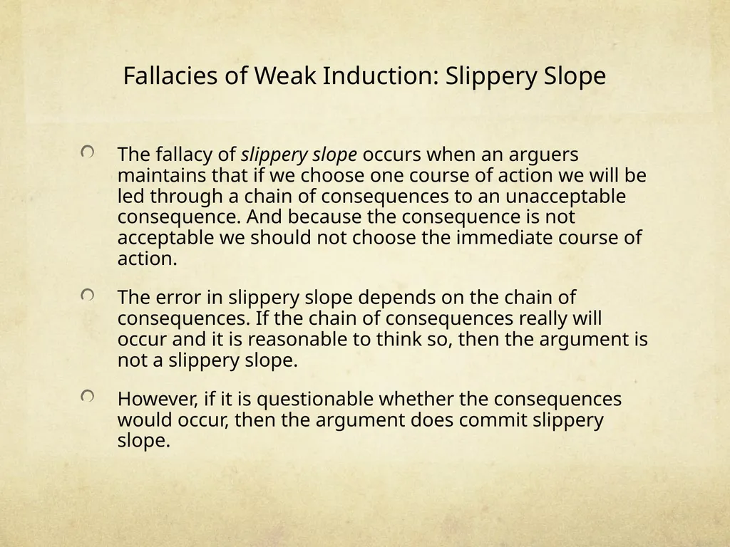 Logic & Critical Reasoning Informal Fallacy Guide - slide 29 of 48