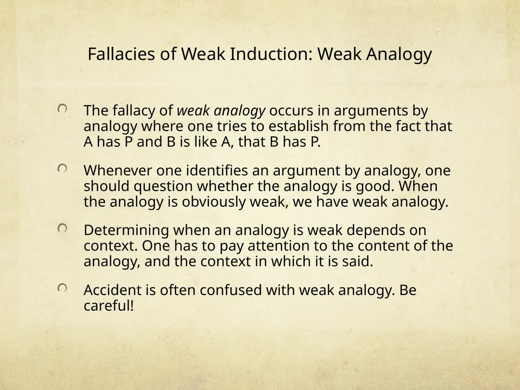 Logic & Critical Reasoning Informal Fallacy Guide - slide 31 of 48