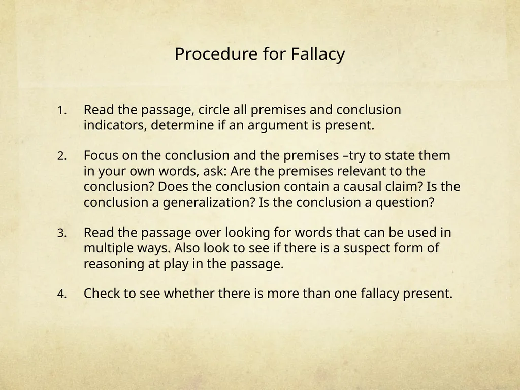 Logic & Critical Reasoning Informal Fallacy Guide - slide 48 of 48