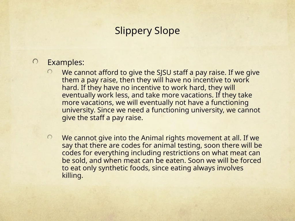 Logic & Critical Reasoning Informal Fallacy Guide - slide 30 of 48