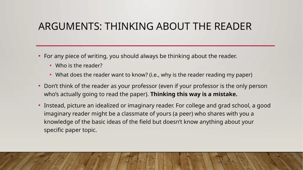 Arguments Omar Hussein Graduate Writing specialist - slide 4 of 25