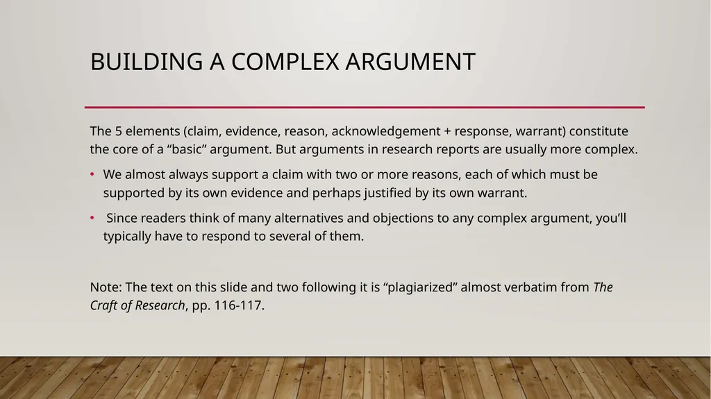 Arguments Omar Hussein Graduate Writing specialist - slide 23 of 25